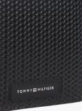 Black TH Woven Texture Flap Wallet  Men
