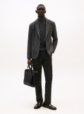 Black TH Monogram Laptop Bag  Men