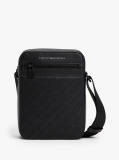 Black TH Monogram Crossbody Reporter Bag  Men