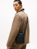 Black TH Monogram Crossbody Reporter Bag  Men