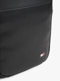 Black Hilfiger Flag Ribbed Crossbody Reporter Bag  Men
