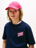 Pink Tonal Flag Emboidery Cap  Kids Unisex