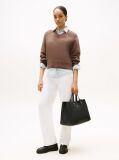 Black Chic Monogram Satchel ( geanta)  Women