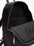 Black Metallic Detail Backpack  Women