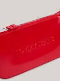Red Essential Embossed Logo Shoulder Bag  Women
