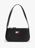 Black Essential Smooth Shoulder Bag  Women