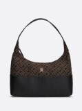 Black TH Monogram Jacquard Shoulder Bag  Women