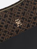 Black TH Monogram Jacquard Shoulder Bag  Women