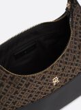 Black TH Monogram Jacquard Shoulder Bag  Women