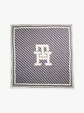 Blue Linen Square Scarf  Women