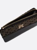 Black TH Monogram Jacquard Slim Wallet  Women