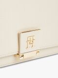 Beige TH Monogram Flap Closure Crossbody Bag  Women