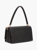 Black TH Monogram Flap Closure Crossbody Bag  Women