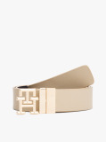 Multi TH Monogram Reversible Leather Belt  Women
