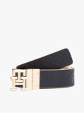 Multi TH Monogram Reversible Leather Belt  Women