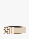 Multi TH Monogram Reversible Leather Belt  Women