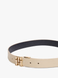 Multi TH Monogram Reversible Leather Belt  Women