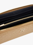 Brown TH Monogram Zip-Around Wallet  Women