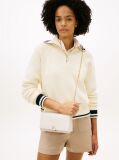 Beige TH Monogram Crossbody Bag  Women