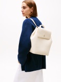 Beige TH Monogram Plaque Backpack  Women