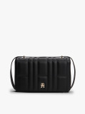 Black TH Monogram Quilted Crossbody Bag  Women