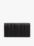 Black TH Feminine Large Flap Wallet   Women