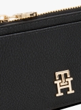 Black TH Monogram Plaque Card Holder  Women