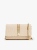 Beige Heritage Canvas Crossbody Bag  Women