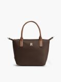 Brown Webbing Crossbody Tote Bag  Women
