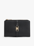 Black TH Monogram Bifold Wallet  Women