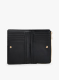 Black TH Monogram Bifold Wallet  Women
