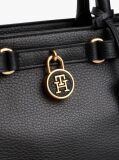 Black The American Icon Leather Crossbody Tote Bag  Women