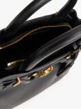 Black The American Icon Leather Crossbody Tote Bag  Women