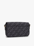 Black Hilfiger Icon Jacquard Crossbody Bag  Women