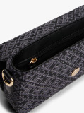 Black Hilfiger Icon Jacquard Crossbody Bag  Women