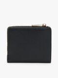 Black TH Flag Compact Zip-Around Wallet  Women
