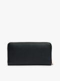Black TH Flag Large Zip-Around Wallet  Women