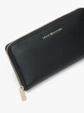 Black TH Flag Large Zip-Around Wallet  Women