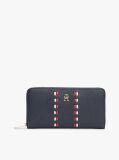 Blue Hilfiger Icon Signature Tape Zip-Around Wallet  Women