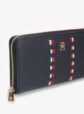 Blue Hilfiger Icon Signature Tape Zip-Around Wallet  Women
