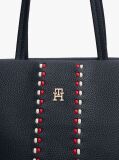 Blue Signature Tape Tote  Women