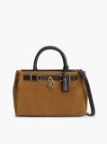 Brown The American Icon Suede Tote Bag  Women