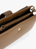 Brown Heritage TH Monogram Plaque Satchel  Women