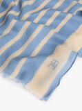 Blue Chic TH Monogram Rectangular Scarf  Women