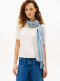Blue Chic TH Monogram Rectangular Scarf  Women