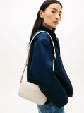 Beige Essential Debossed Crossbody Camera Bag  Women