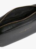 Black Essential Debossed Crossbody Camera Bag  Women