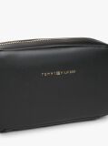 Black Essential Debossed Crossbody Camera Bag  Women
