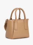 Brown Essential Metallic Logo Crossbody Tote Bag  Women