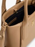 Brown Essential Metallic Logo Crossbody Tote Bag  Women